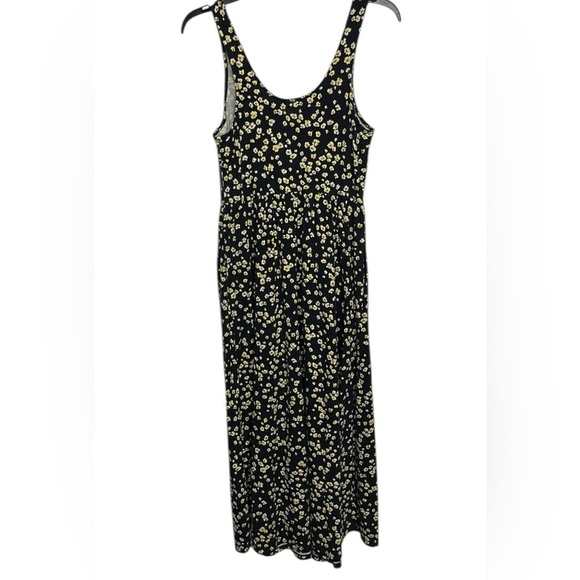Who What Where Floral Black and Yellow Women's Dress - Picture 1 of 9